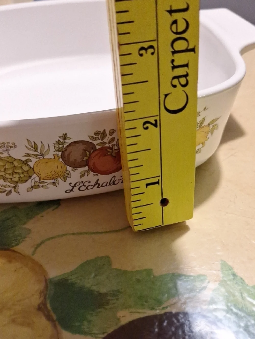 Corningware White  L'Echalote Casserole Dish 